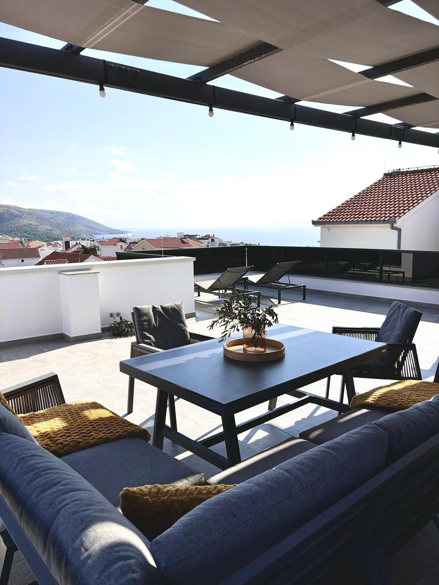 Apartment Agnes With 63 M2 Rooftop Terrace, Grill And Pool أوكغوك غورنيي المظهر الخارجي الصورة